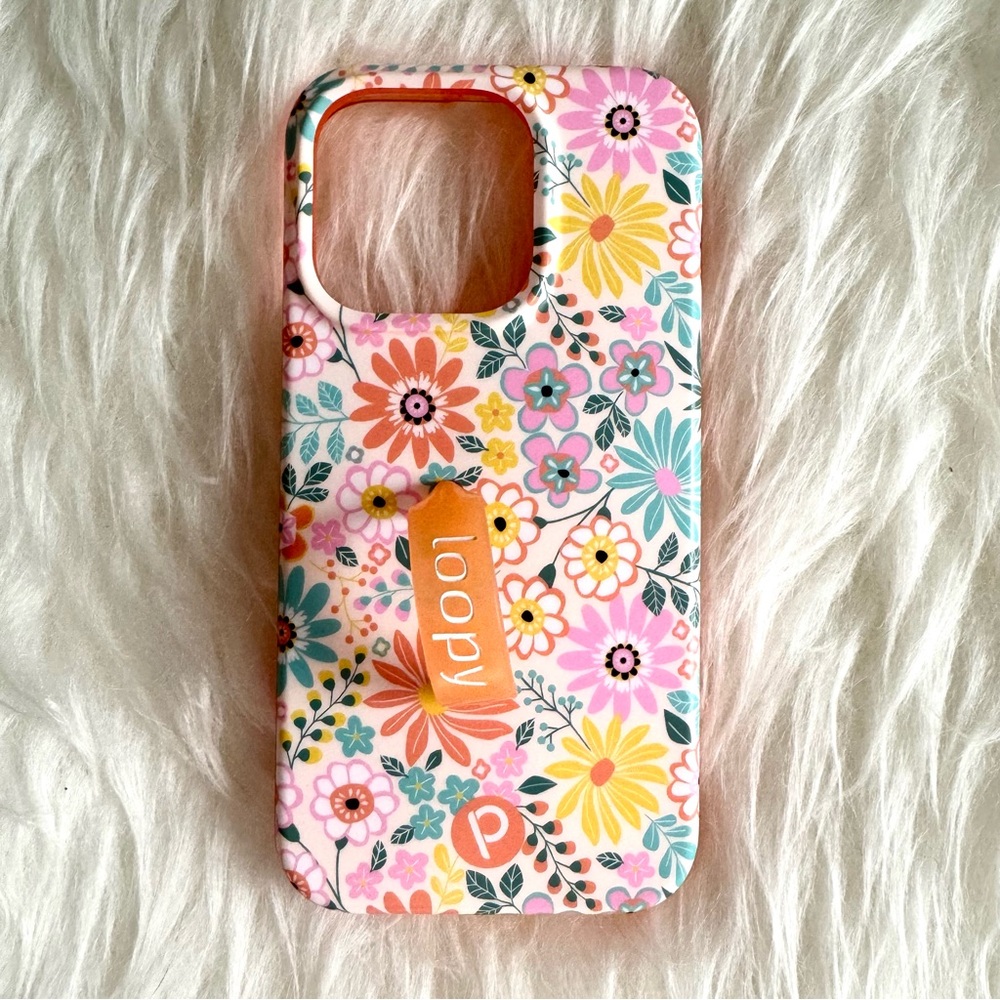 Loopy Case Floral Phone Case for iPhone 15 Pro